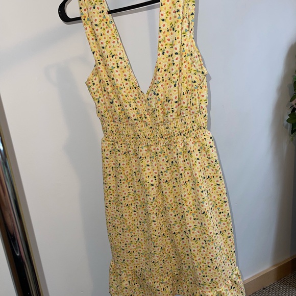 Yellow Floral Dress - Picture 2 of 4
